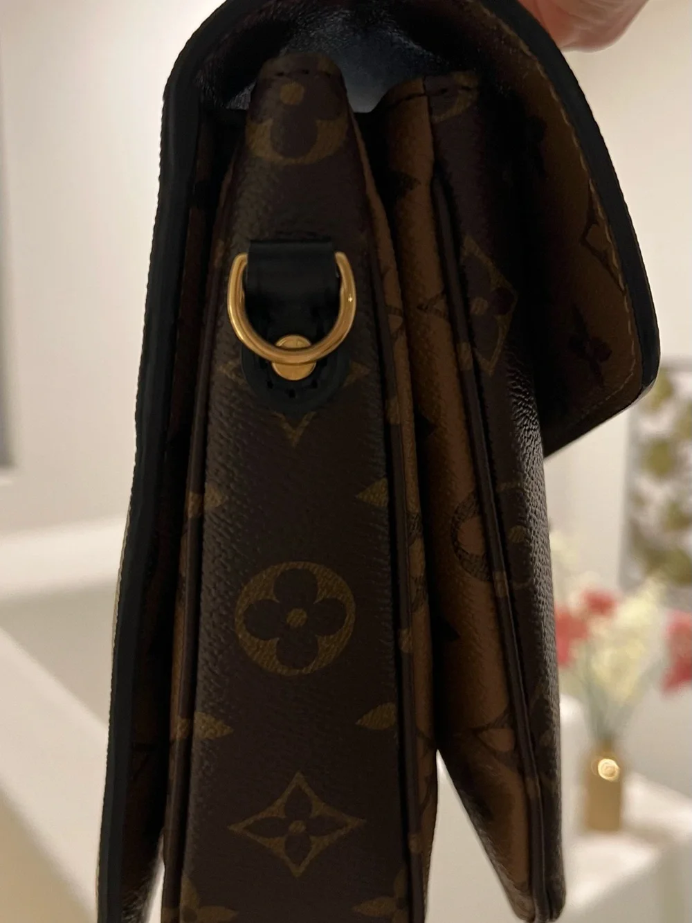 Louis Vuitton Two-Tone Monogram Satchel in Brown and Dark Brown